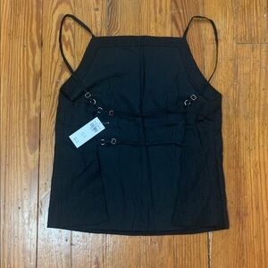 Abercrombie Open Back Linen Blend Cami